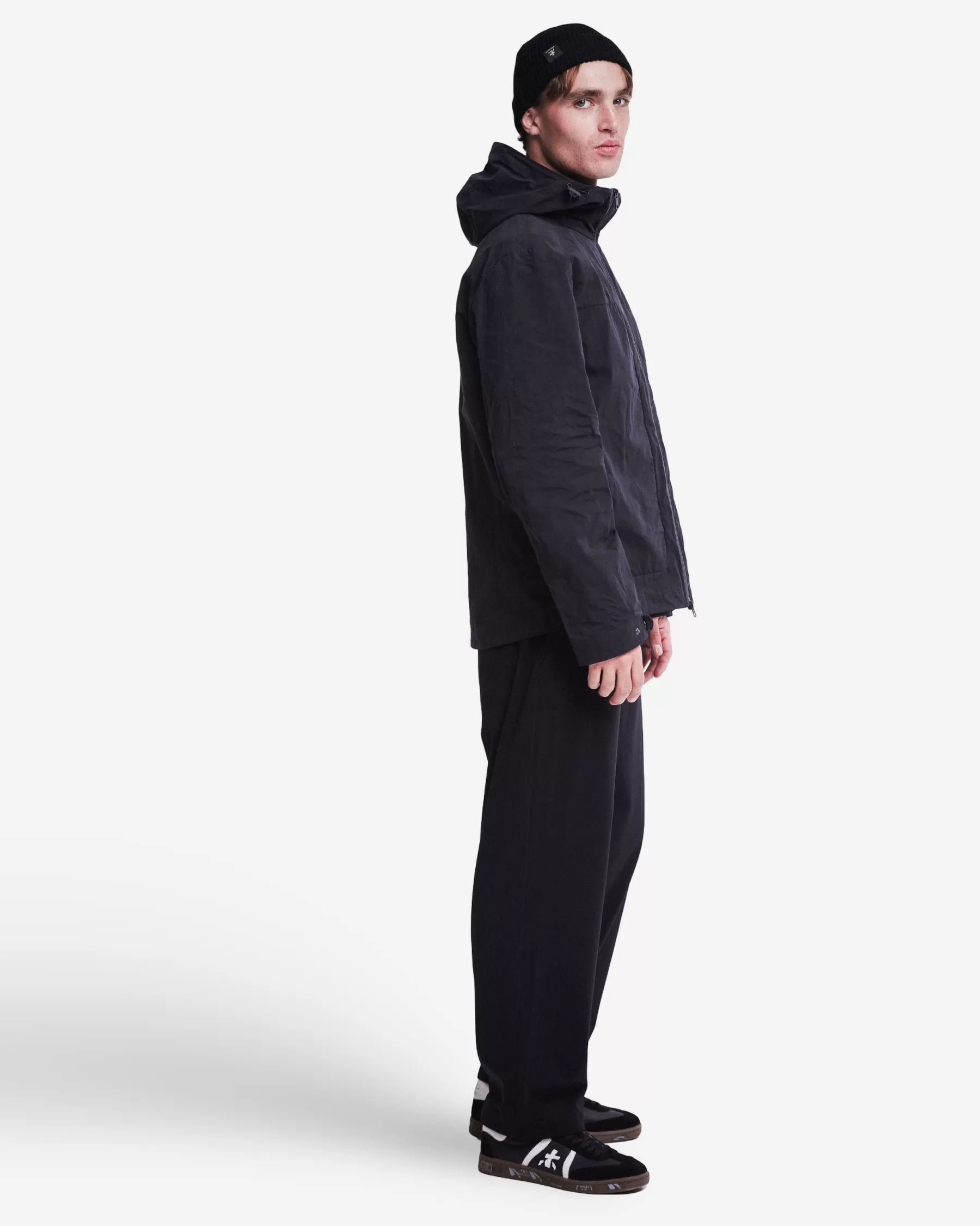 blouson_in_cotone_cerato_con_cappuccio_3.webp Premiata Blouson in cotone cerato con cappuccio Sale
