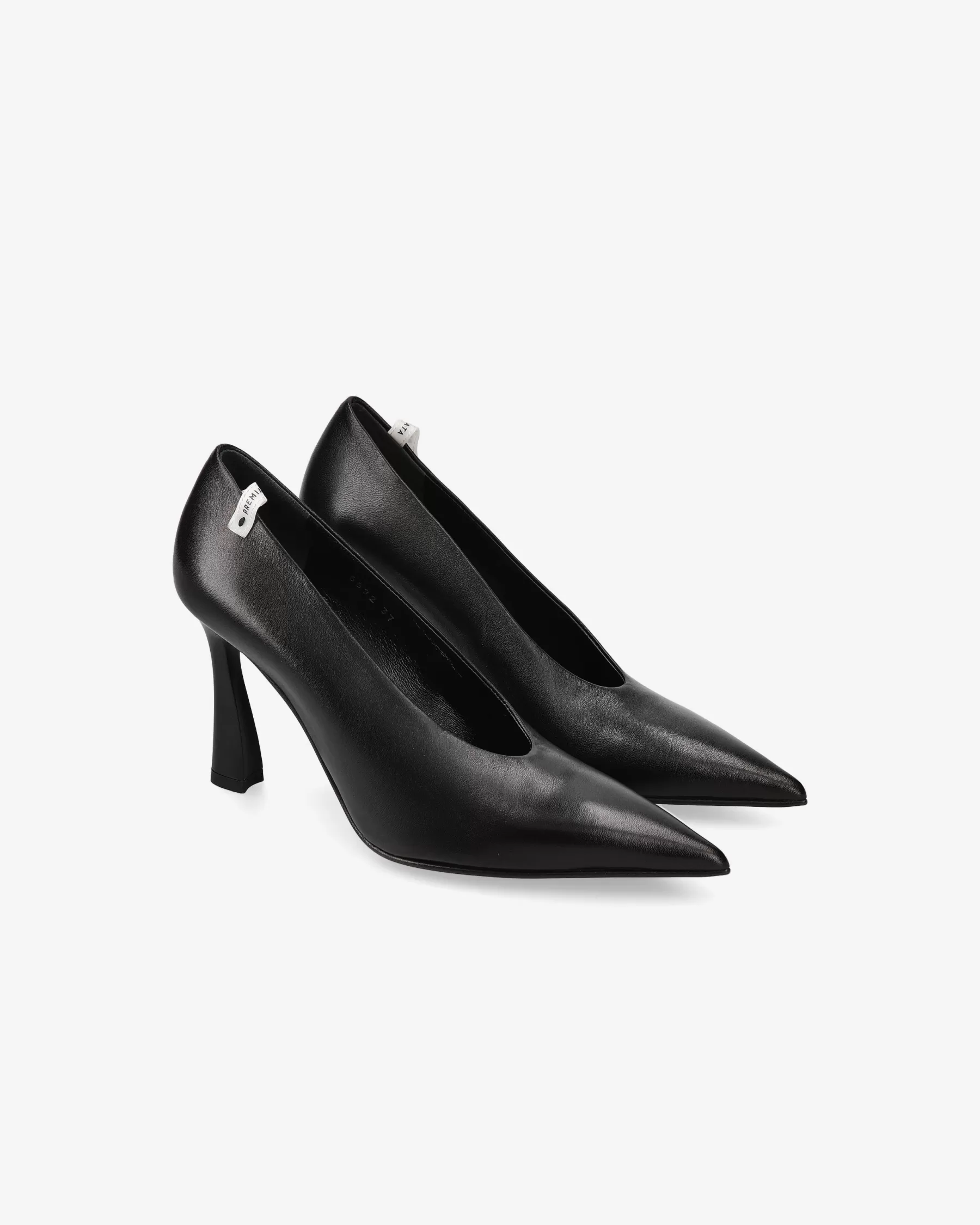 Premiata Décolleté in pelle nappa nero New