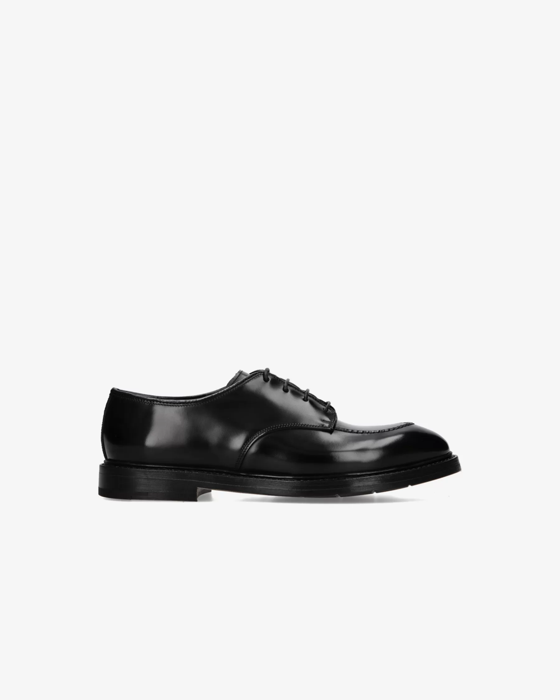 Premiata Derby in pelle spazzolata binder nero Fashion