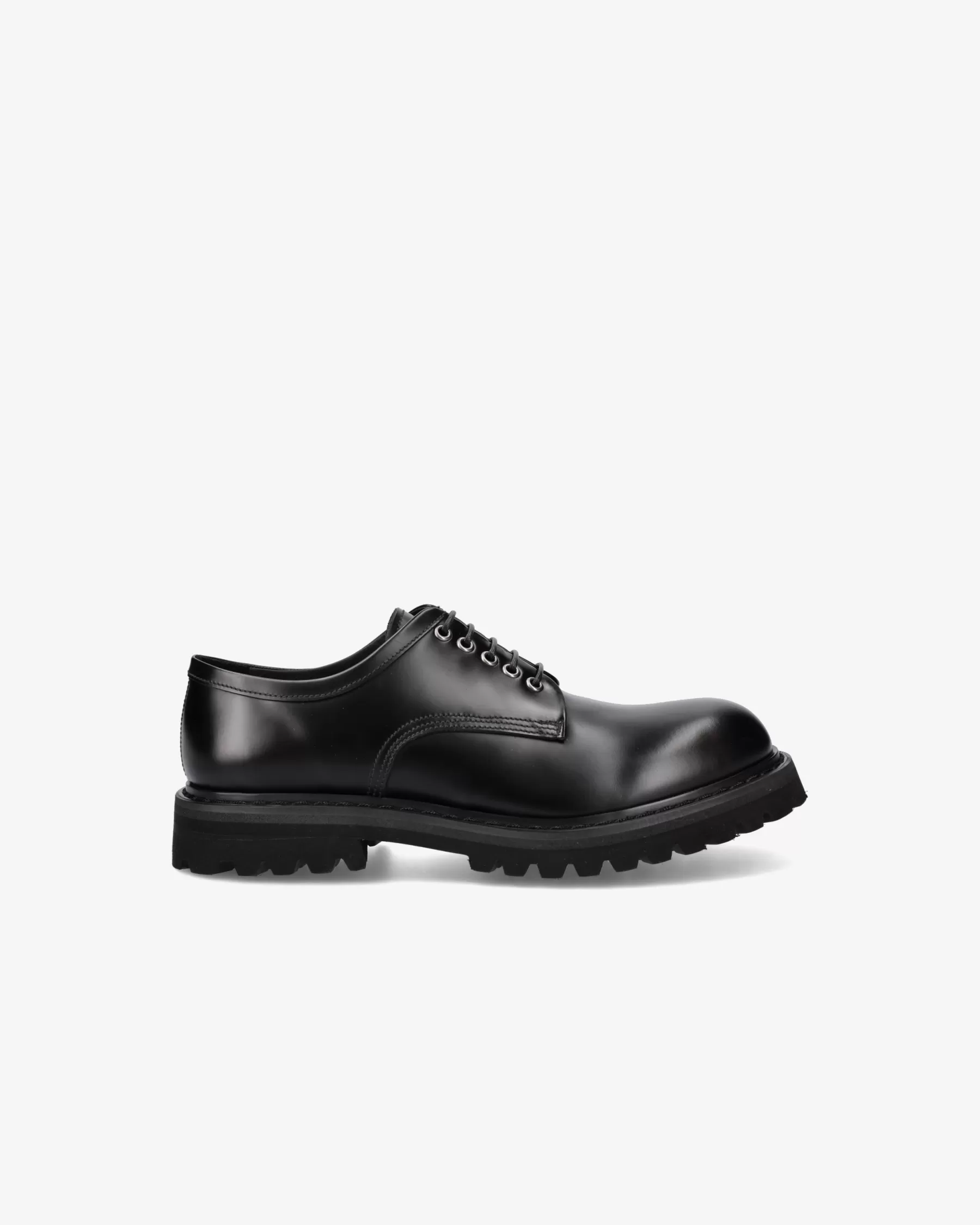 Premiata Derby in pelle spazzolata binder nero Online