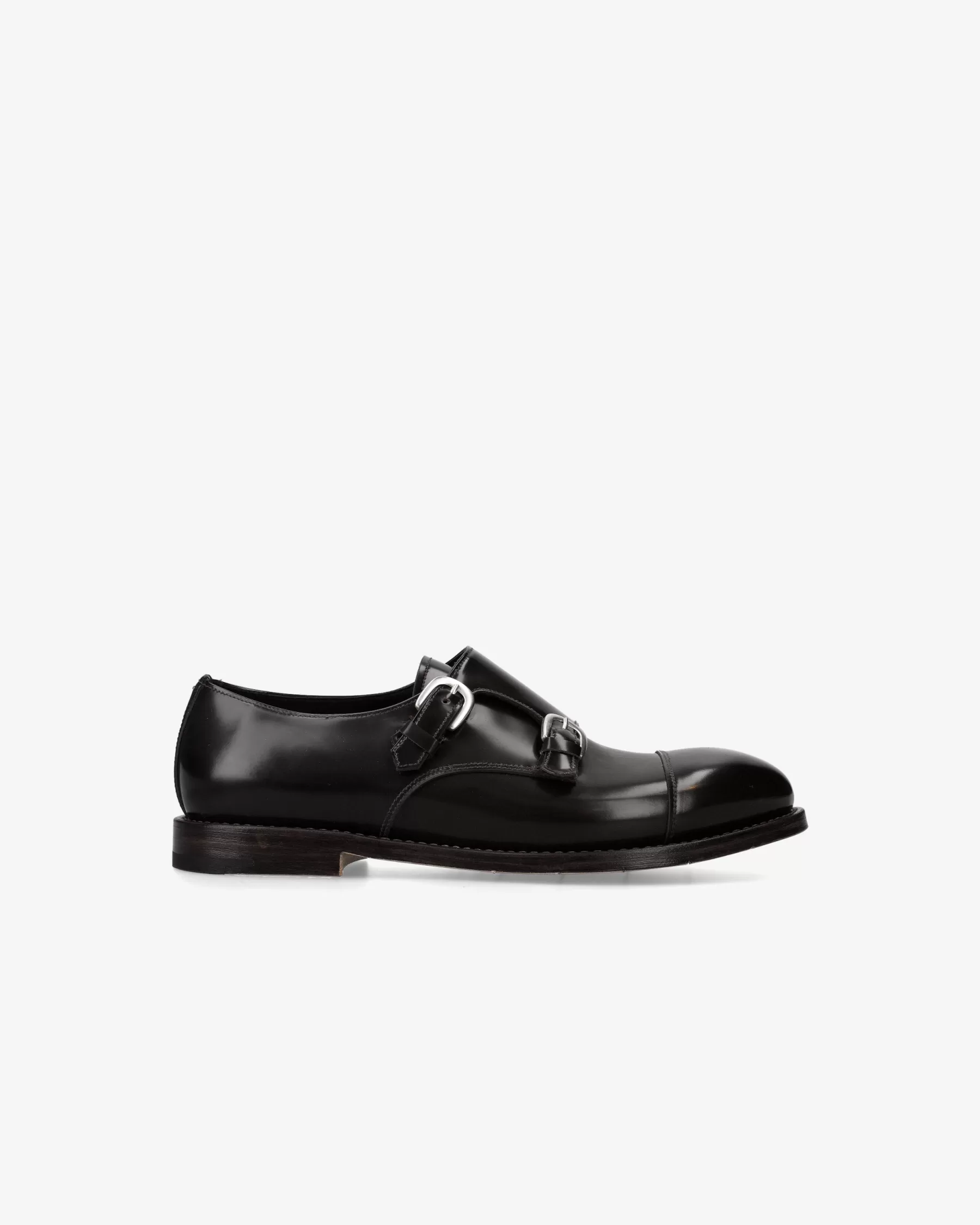 Premiata Doppia fibbia trendy nero Online