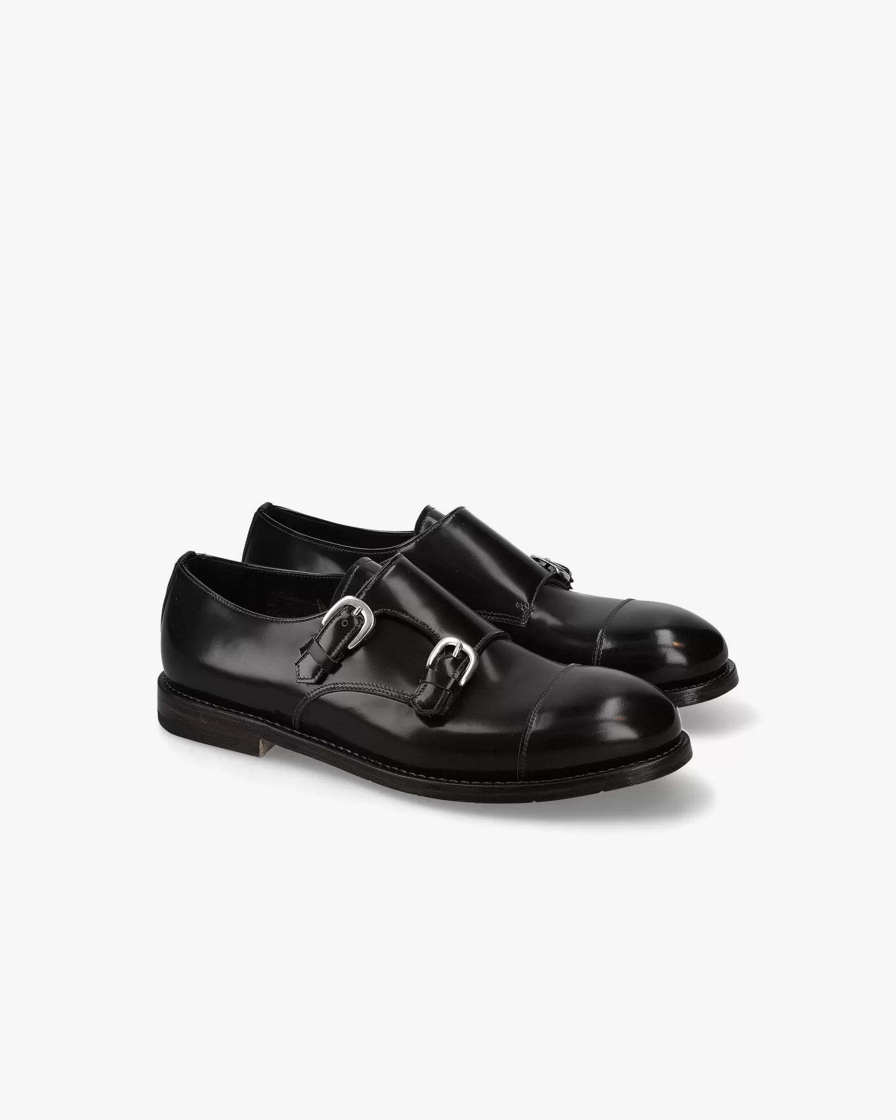 Premiata Doppia fibbia trendy nero Online