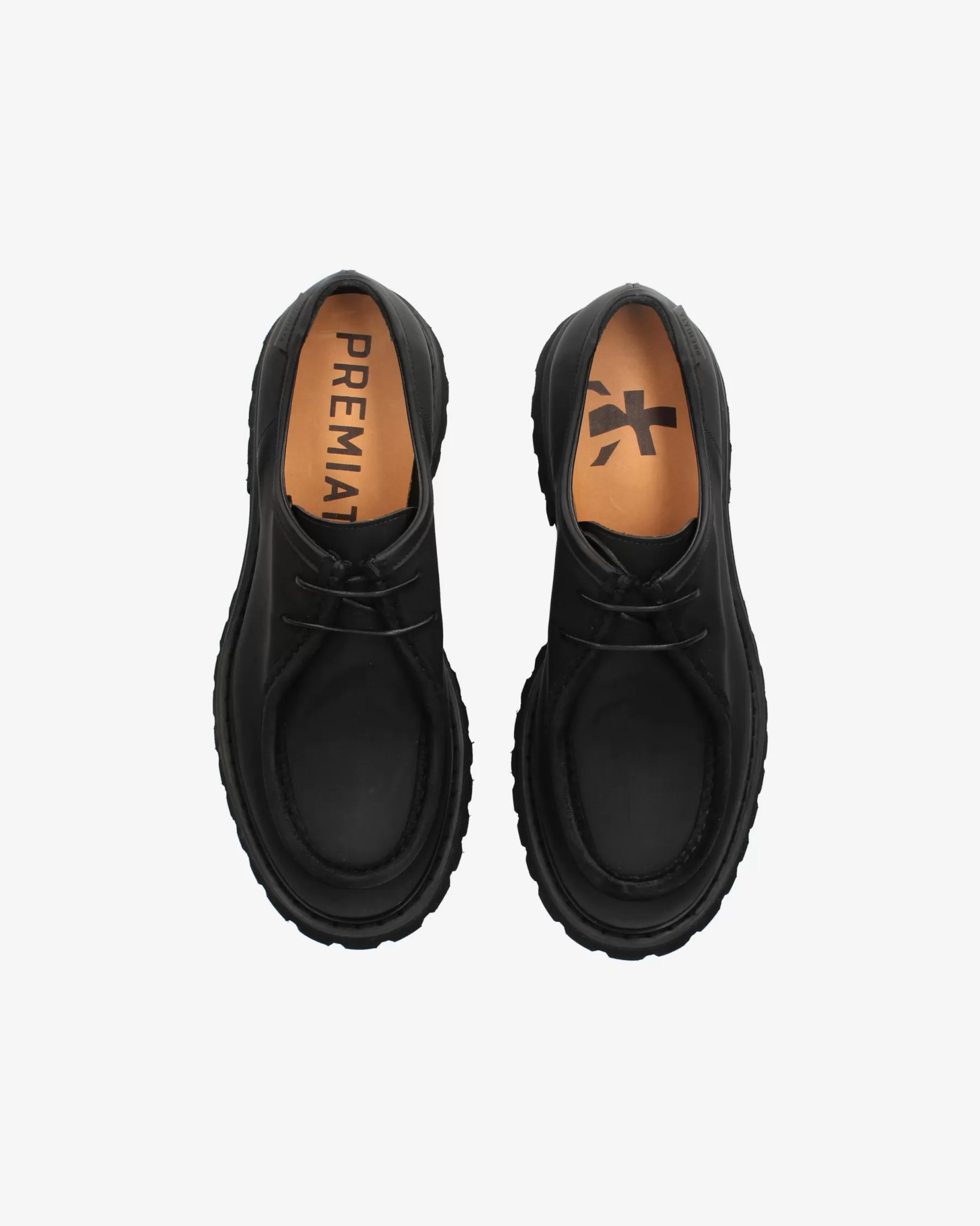 laceup_shoes_in_black_custo_leather_5.webp Premiata Lace-up Shoes in black custo leather Flash Sale