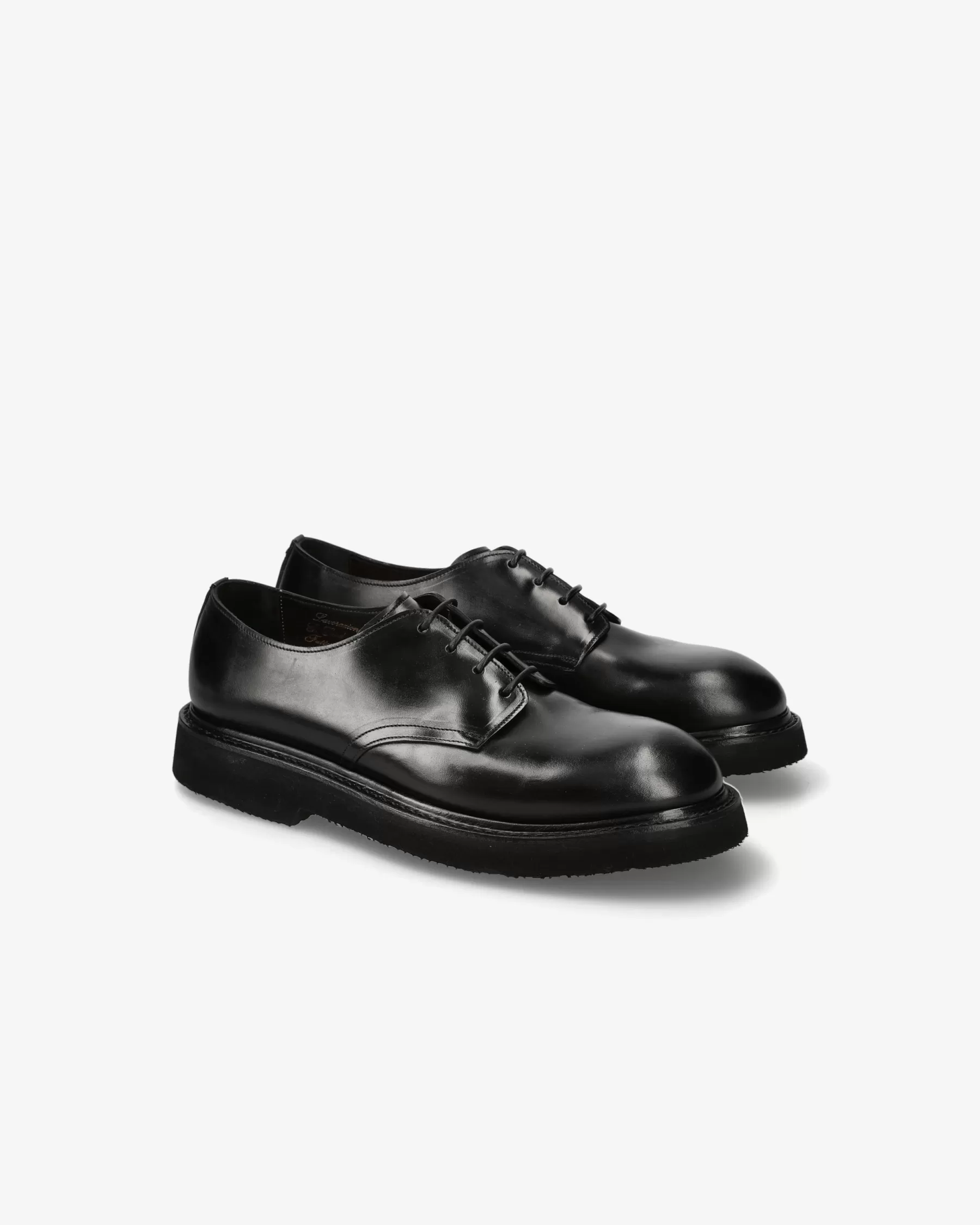 Premiata Scarpe stringate in cavallo cera nero Cheap