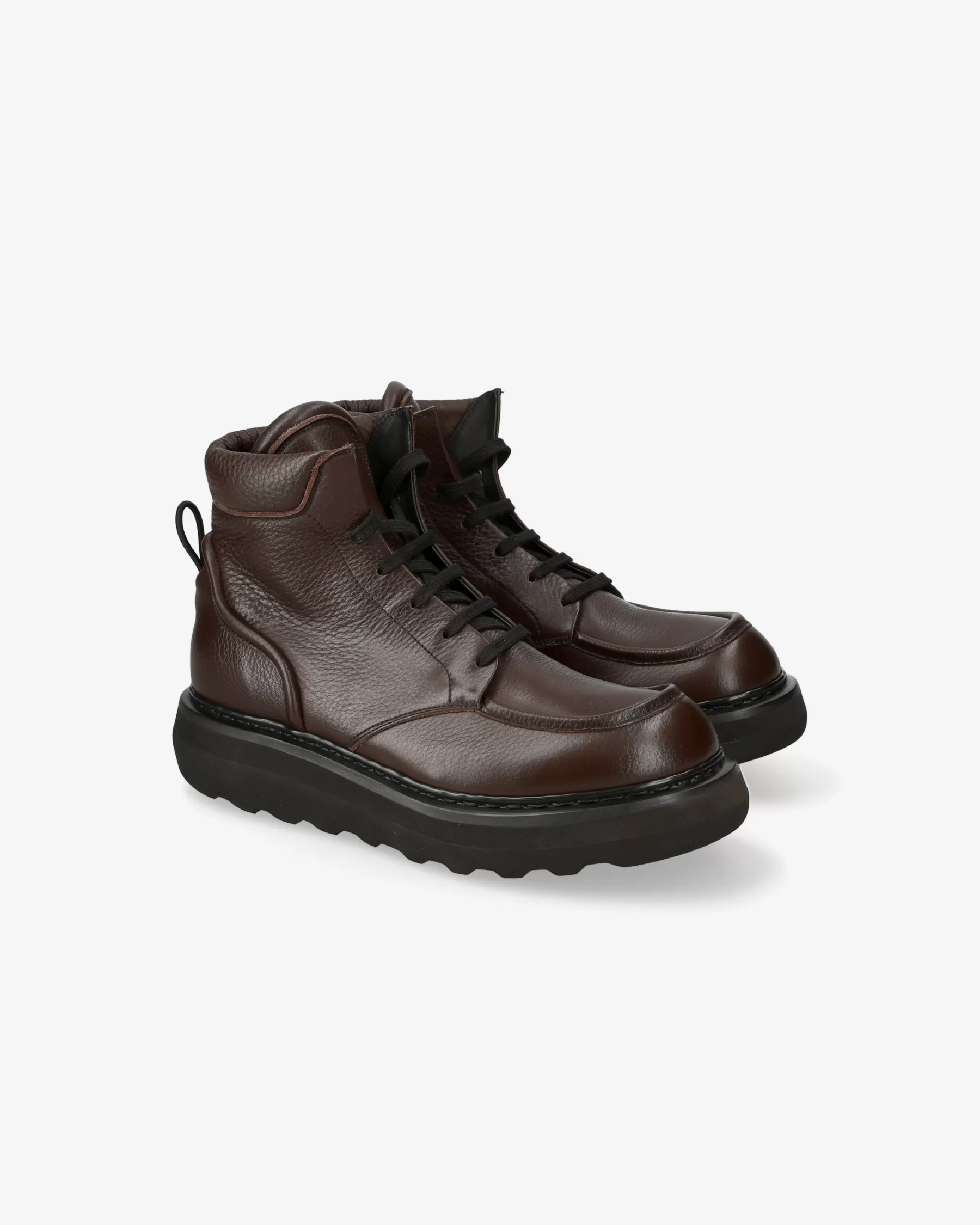 Premiata Stivaletti Cal in pelle nodik testa di moro Shop