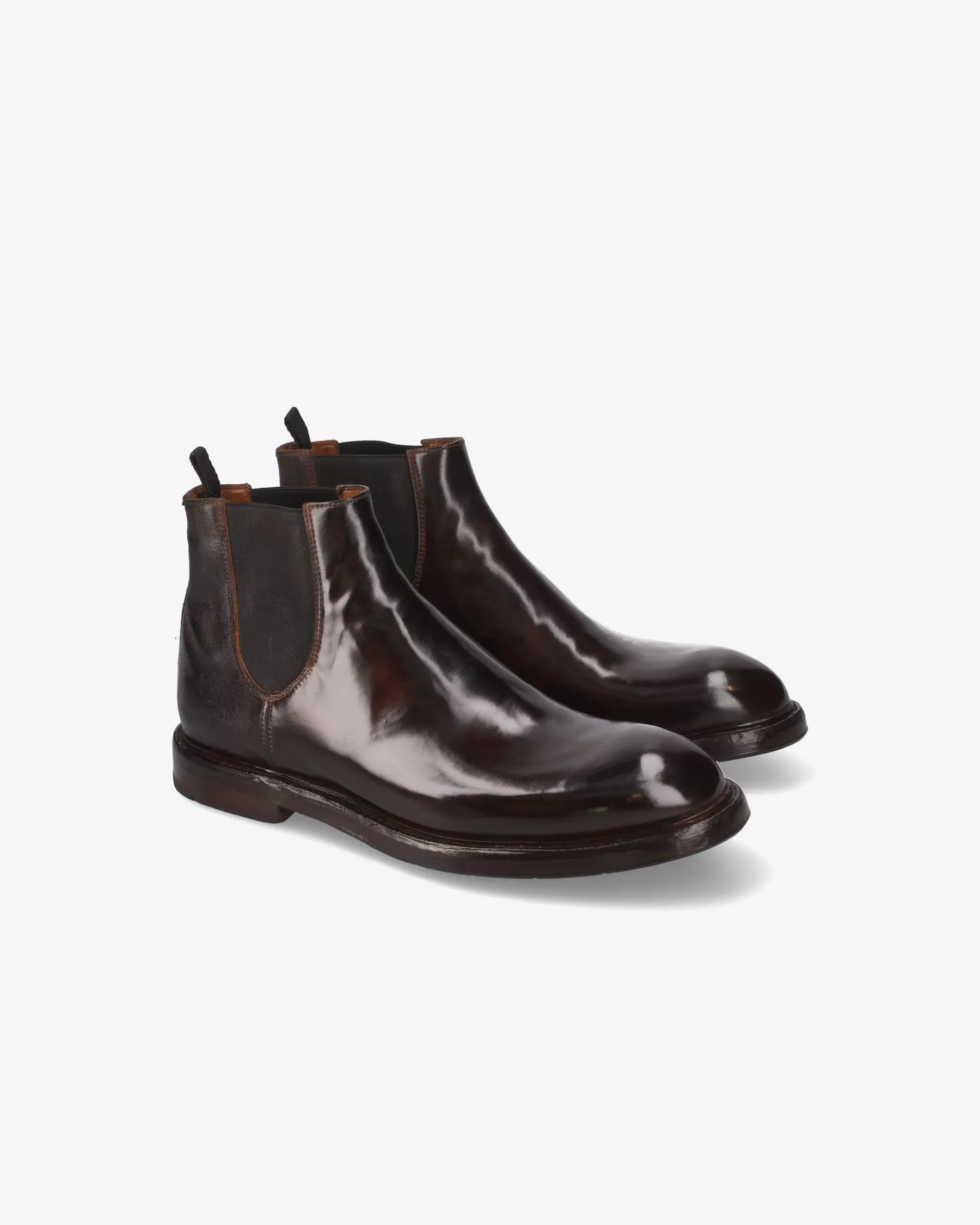 Premiata Stivaletti Charles in cavallo king chestnut Store