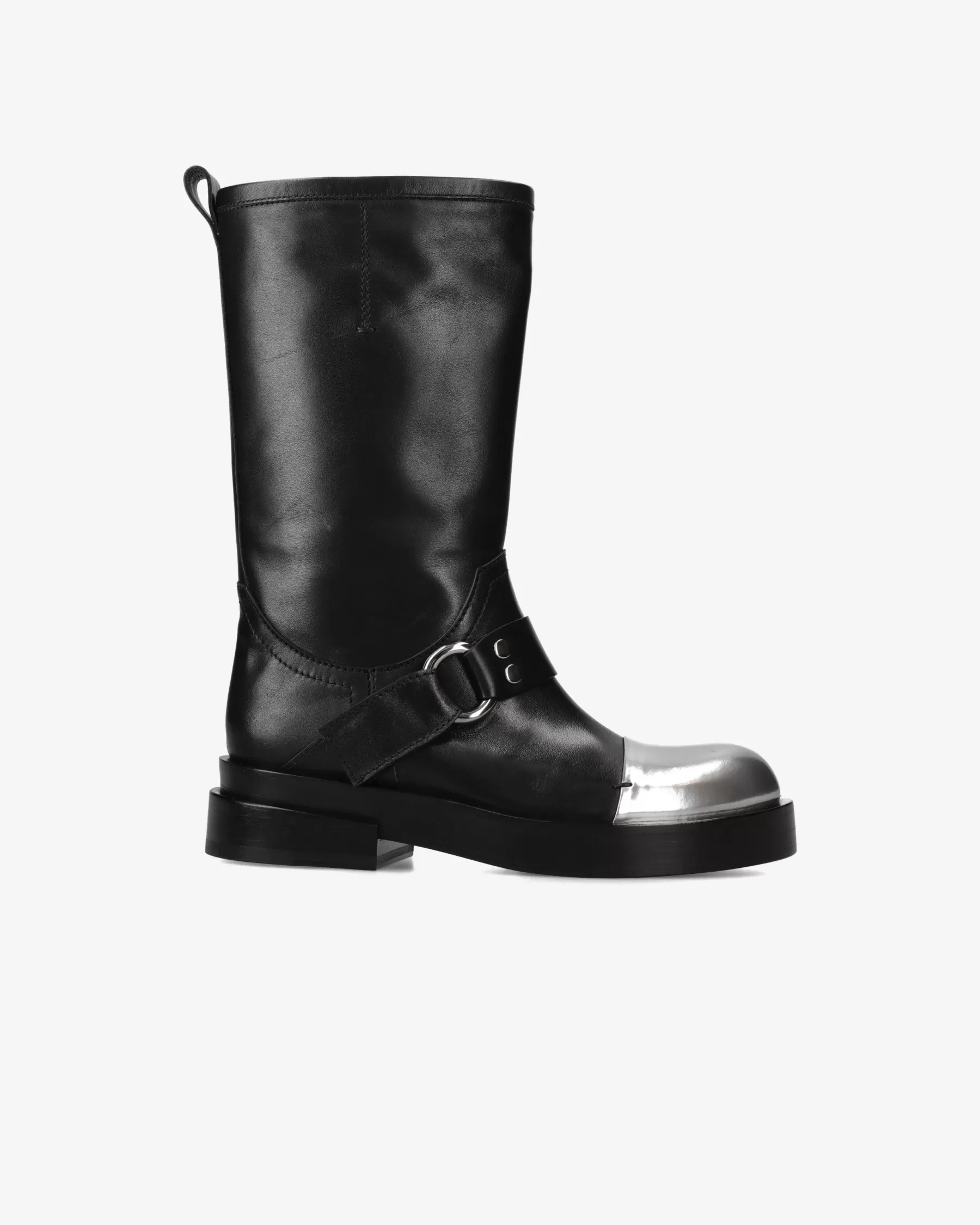 Premiata Stivaletti Dany in vitello iron e nero Fashion