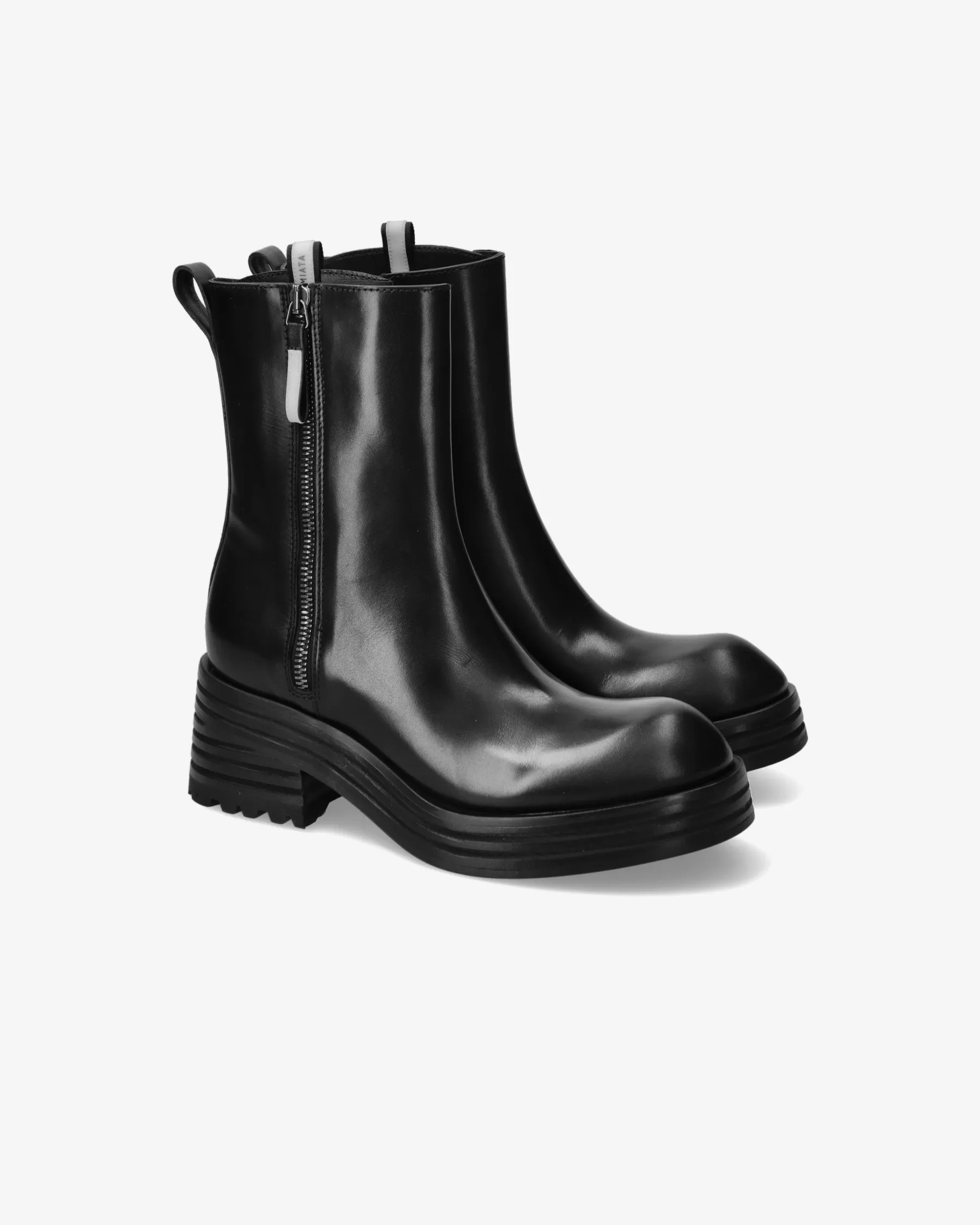 Premiata Stivaletti Heidi in pelle ranch nero Flash Sale
