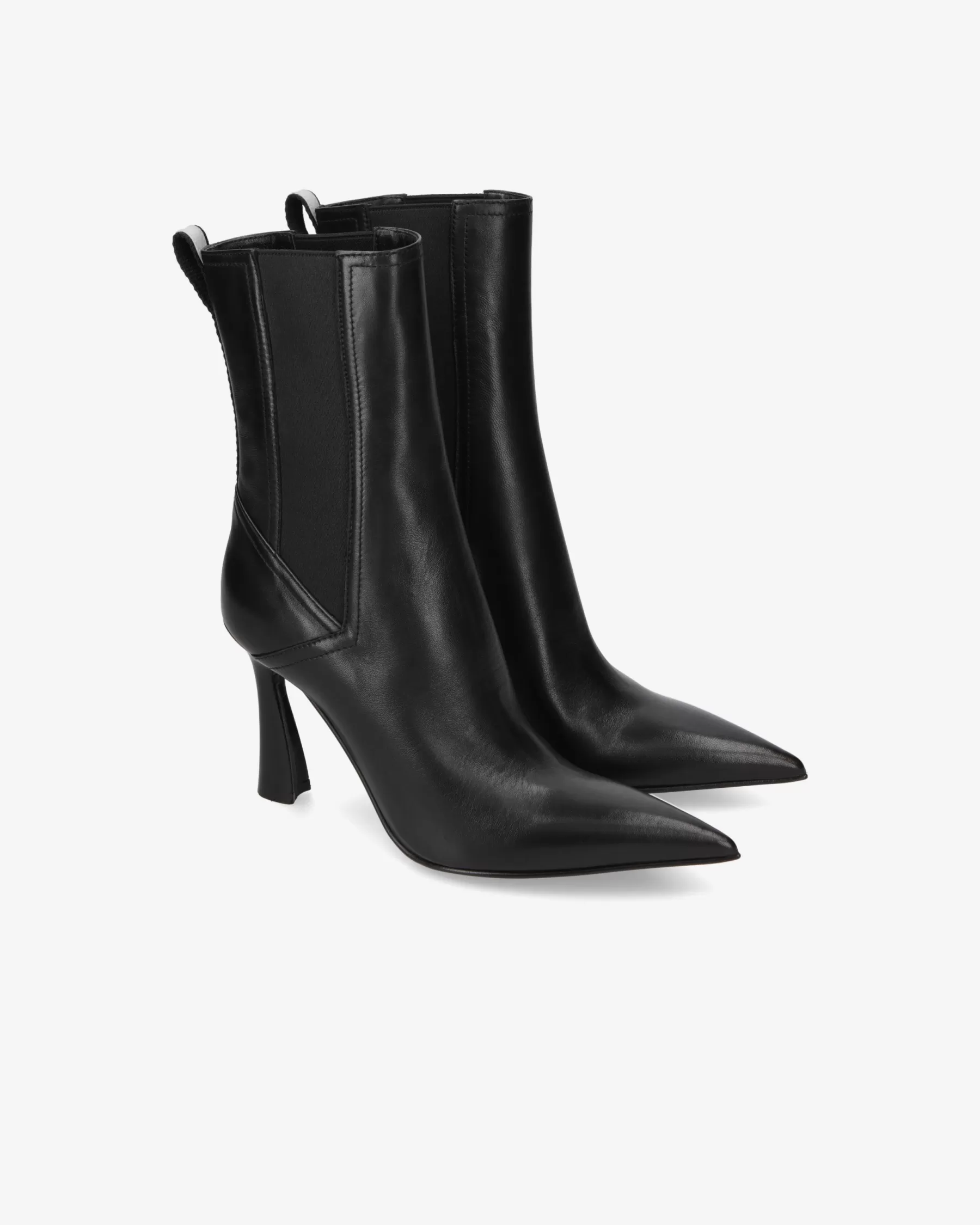 Premiata Stivaletti in pelle con tacco alto nappa nero Fashion
