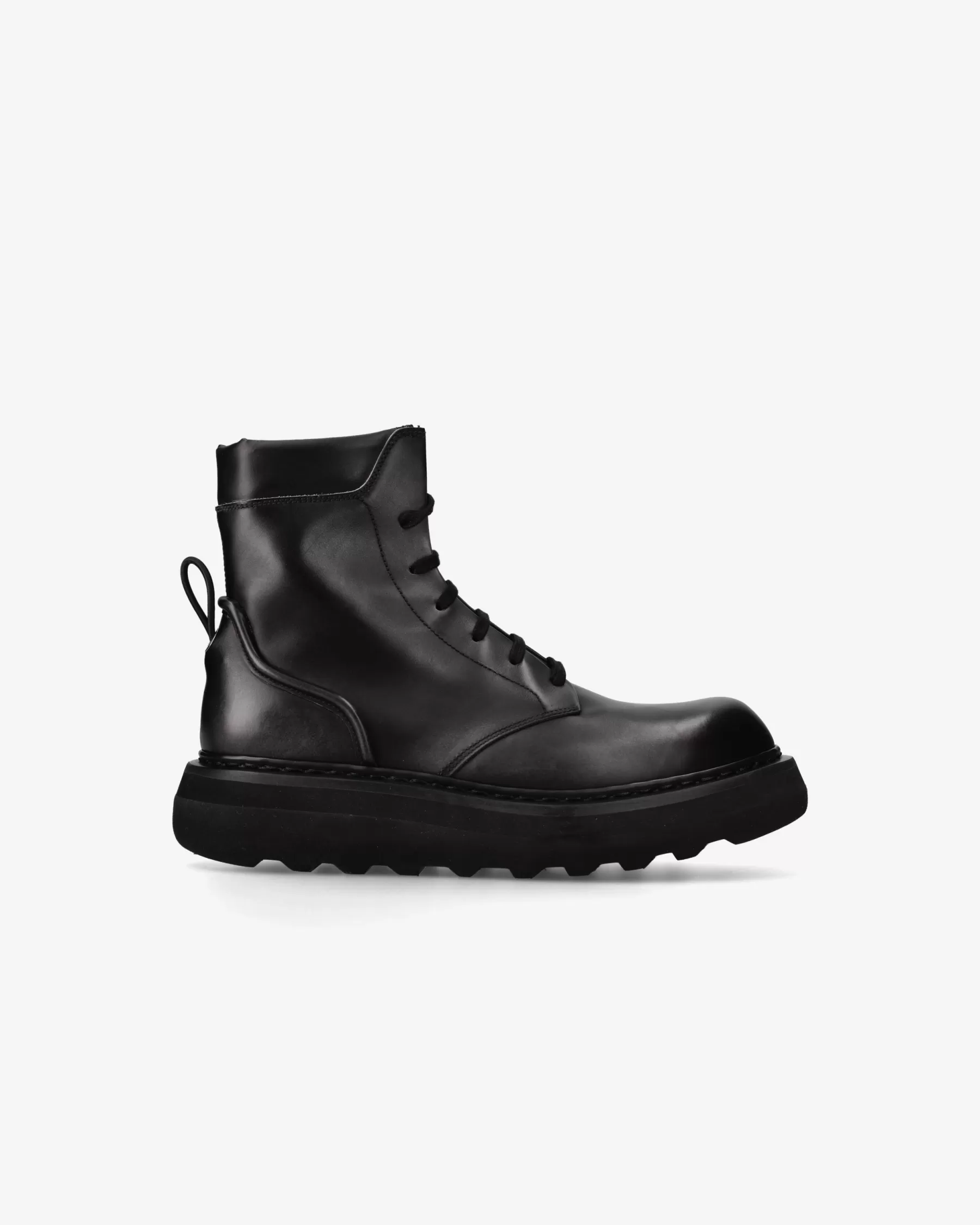 Premiata Stivaletti in pelle decò nero Sale