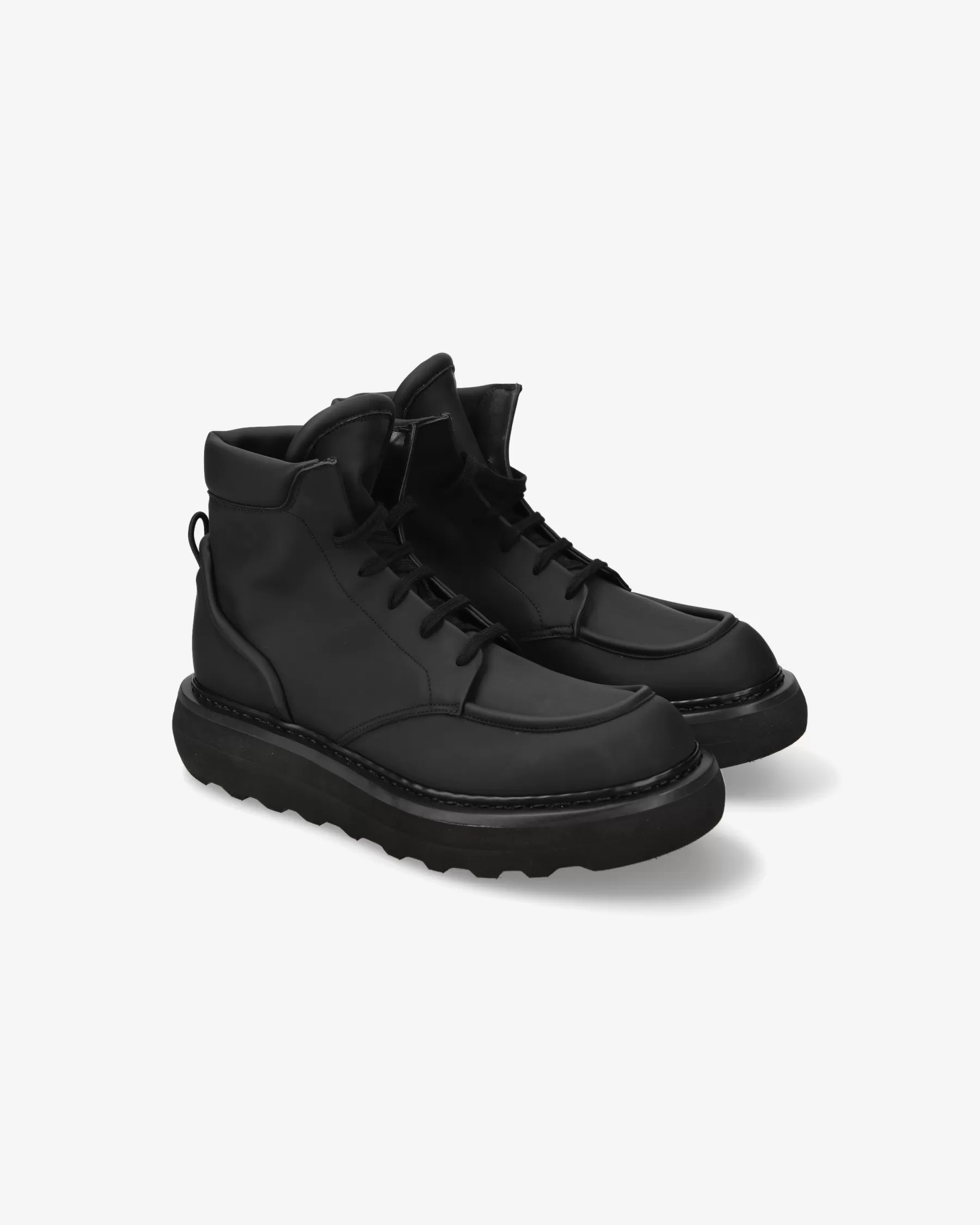 Premiata Stivaletti stringati Cal in gommato nero Outlet
