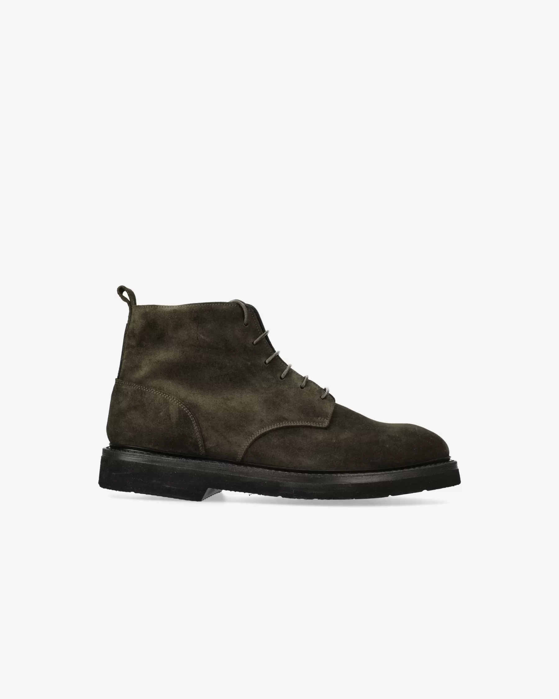 Premiata Stivaletti stringati in camoscio rain olive Sale